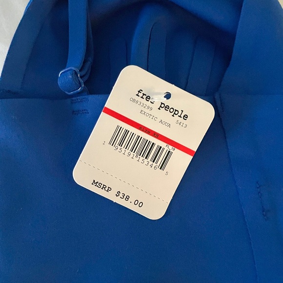 Free People Intimately • Sage Longline Neo Bralette • Exotic Aqua • XS • NWT - Picture 4 of 5